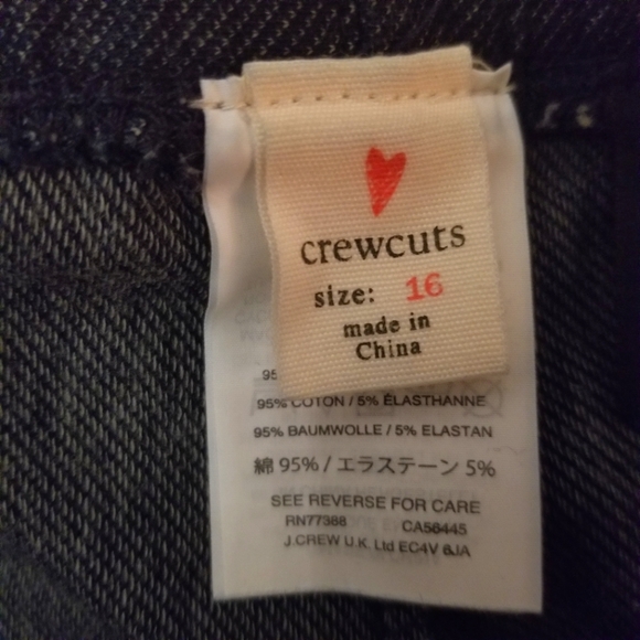 J Crew Crewcuts Jeggings Girls Size 16 - Picture 3 of 4
